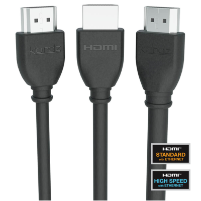 Kordz K16045-1000-CH ONE - 4.56Gbps 1080p Passive Standard Speed HDMI Cable - 10.0m