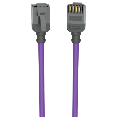 Kordz 5m CAT6 Slim Profile PRO Series Network Patch Cord - Purple