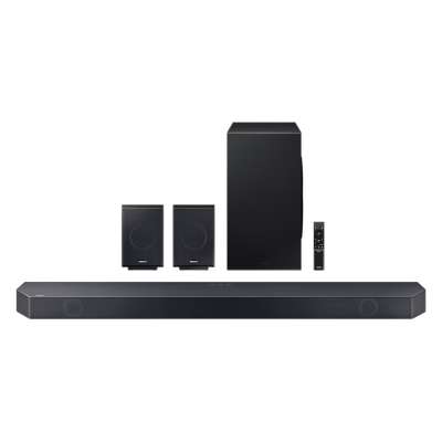 Samsung HW-Q990D/XY Q990D Q Series 11.1.4ch Soundbar with 8" Wireless Subwoofer, Up/Front/Side-firing Rear Speakers included