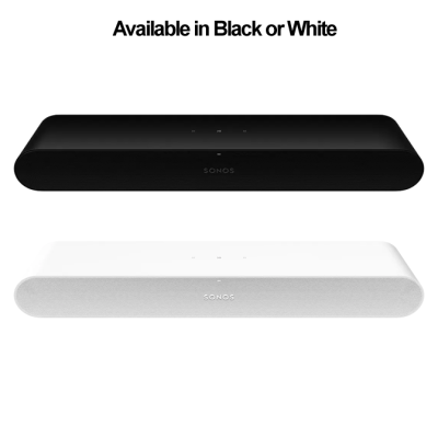 Sonos RAY Soundbar - Available in Black or White