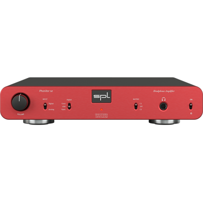 SPL Phonitor se Headphone Amplifier with built-in DAC - Red