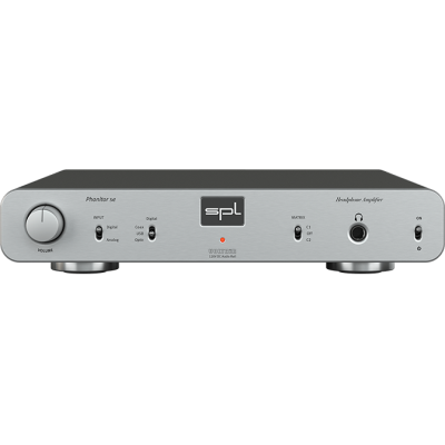 SPL Phonitor se Headphone Amplifier with Optional DAC Module - Silver