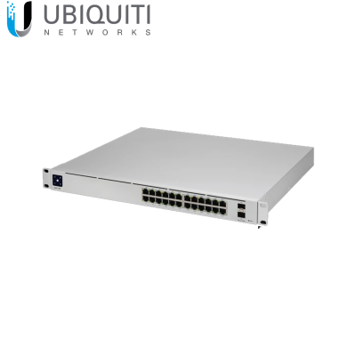 Ubiquiti USW-Pro-24-POE UniFi 24 Port 802.3bt PoE, Layer3 Features and SFP+